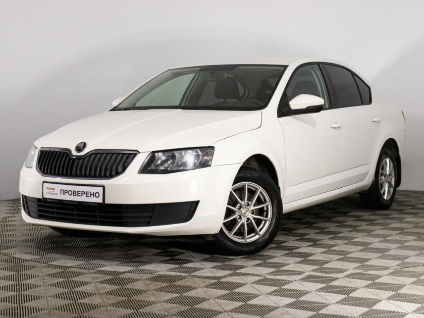 Skoda Octavia 2013 — 2017 III белый