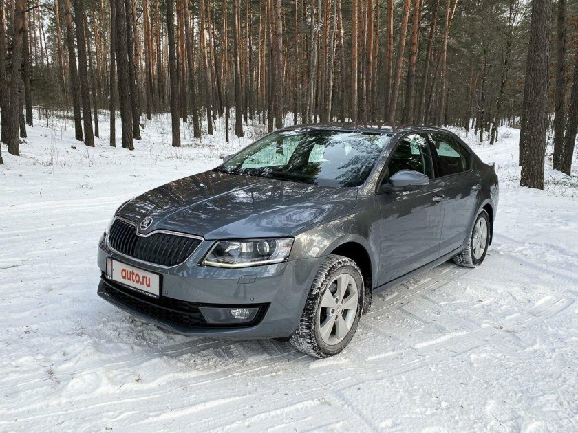 Серая шкода октавия