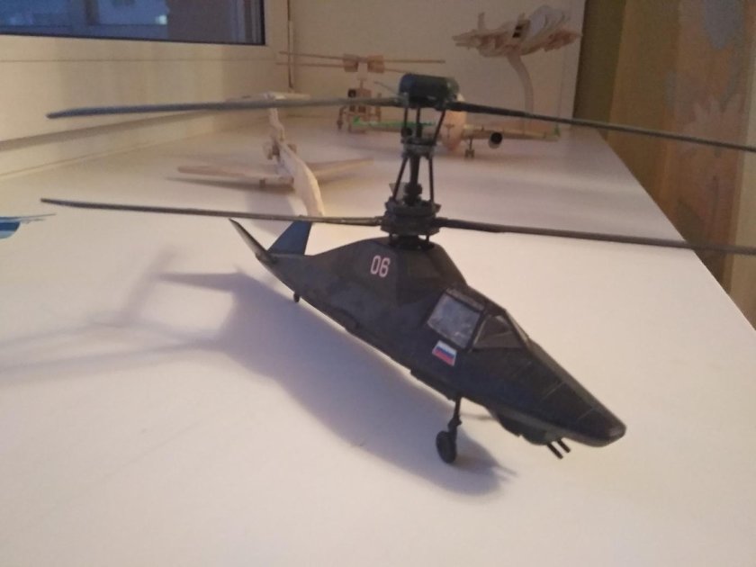 Вертолёт ка-56 чёрный призрак