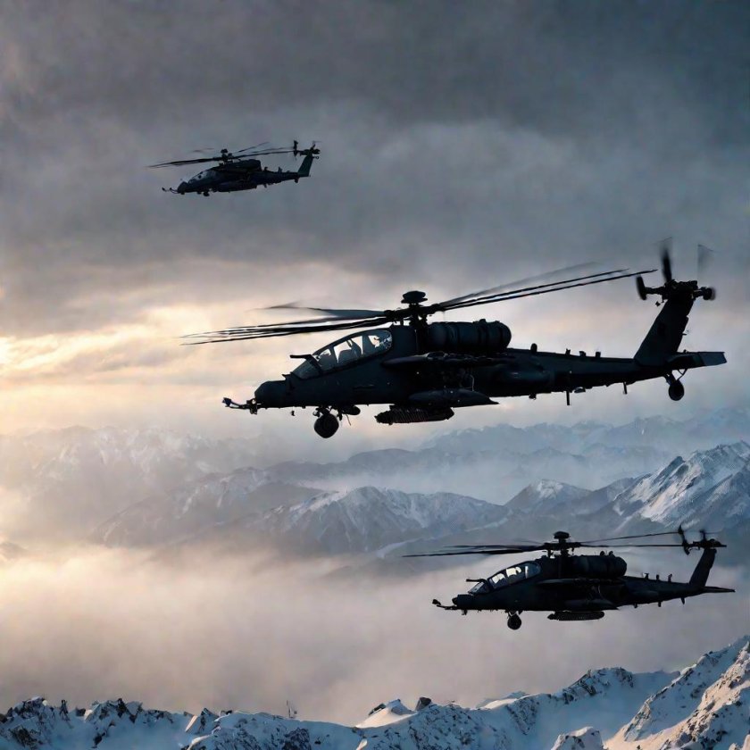Вертолёт ah-64a apache