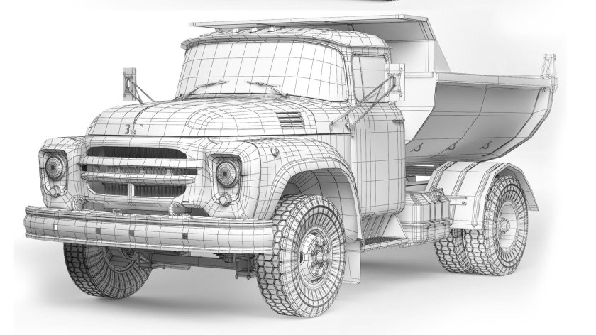 ЗИЛ 130 рисунок