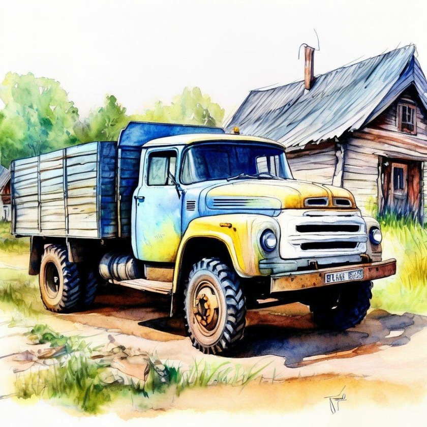 Зил рисунок