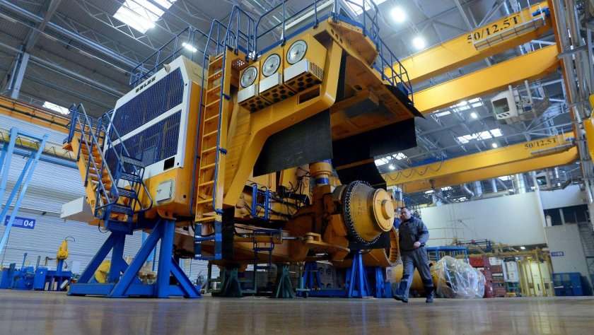 Завод БЕЛАЗ В Белоруссии