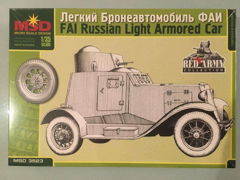 Легкий бронеавтомобиль ФАИ 1/35 MSD-maquette 3523