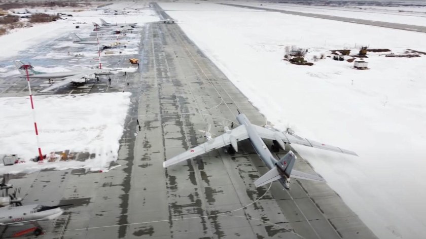 Самолёт ту-95мс Воркута