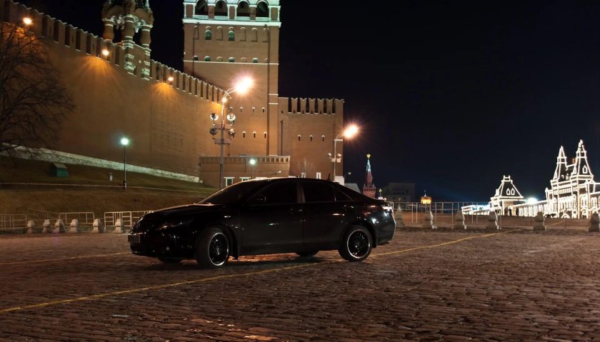 Камри 3.5 ночью