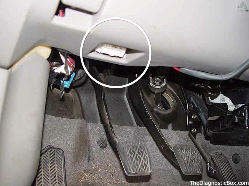 Разъем obd2 Нива Шевроле