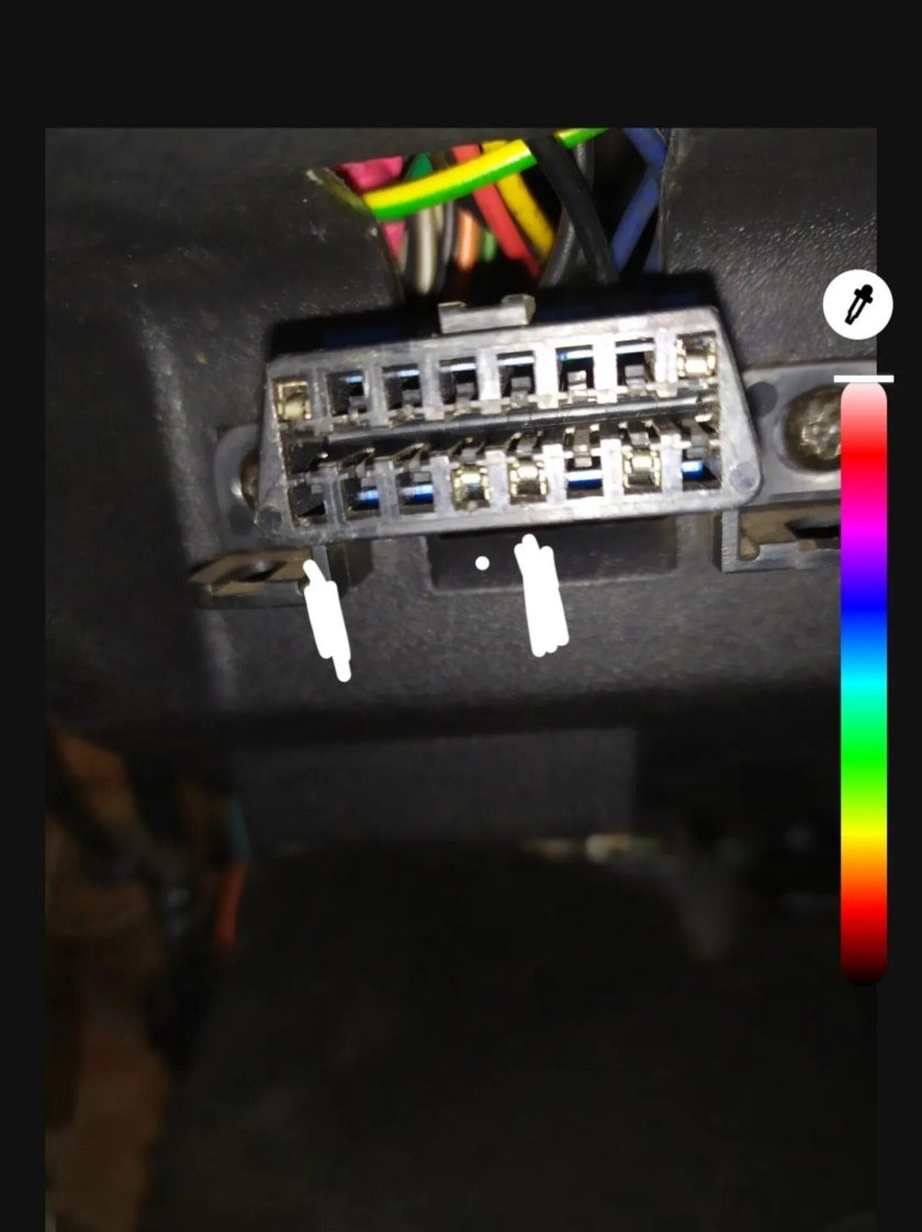 Разъем диагностики нива шевроле