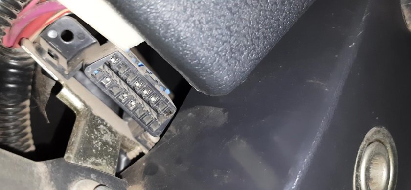 Ваз 2110 диагностический разъем