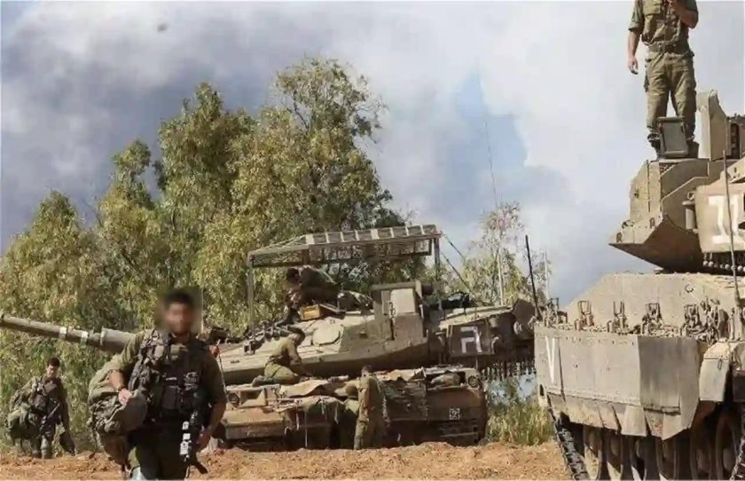 Антидронная защита на Меркаву