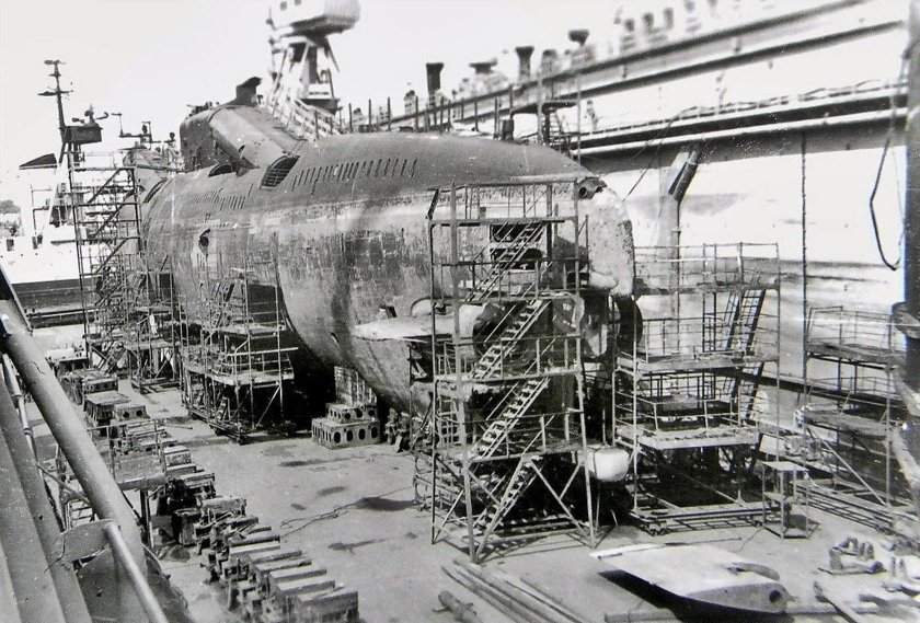 Подводная лодка 651 проекта в Видяево