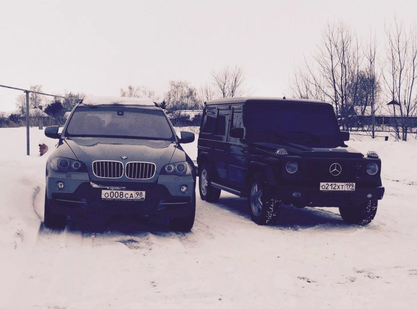 Гелик и БМВ х5