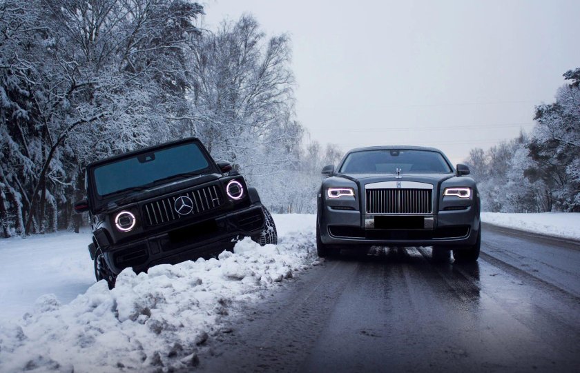 G63 AMG И Роллс Ройс