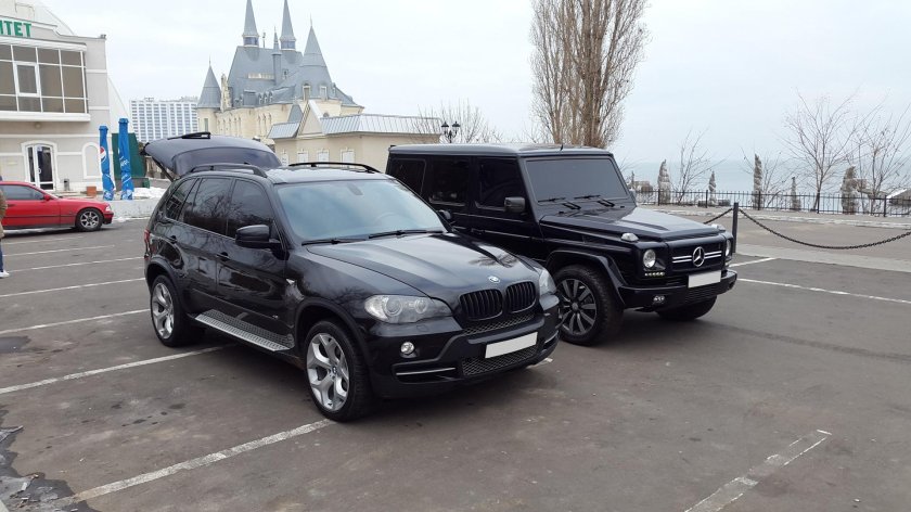 БМВ х5 и Гелендваген