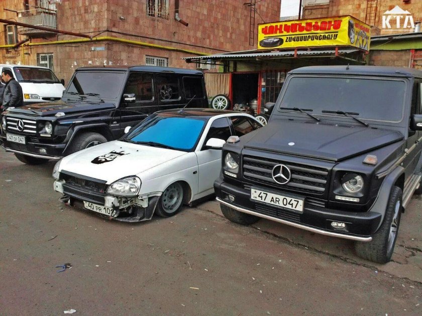 Мерседес Гелендваген заниженный