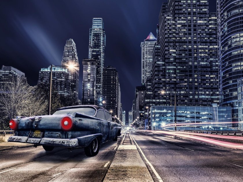 Машины в городе