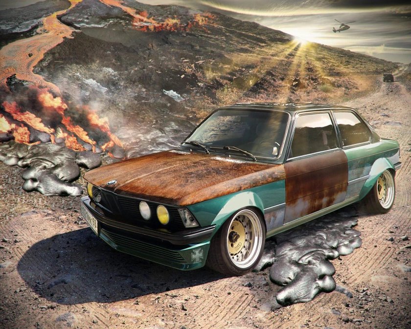 Bmw e34 ржавая