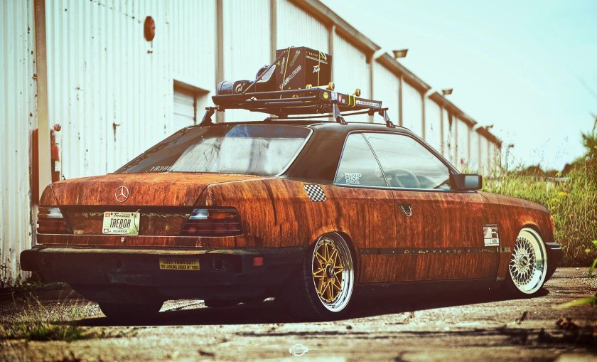 Мерседес 123 rat look