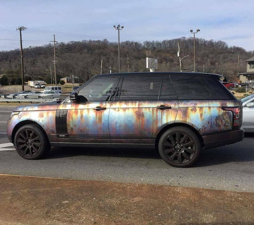 Винил на Рендж Ровер