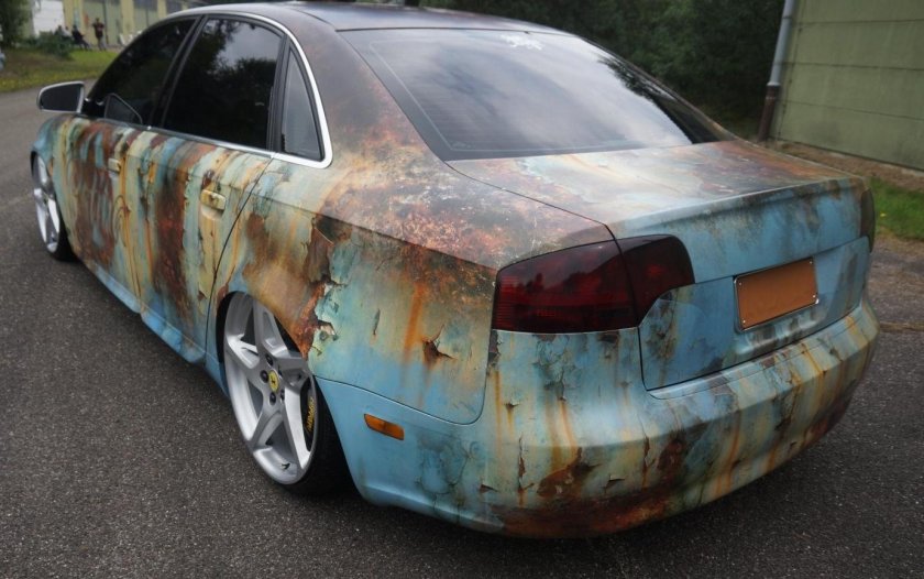 Пленка ржавая машина е60