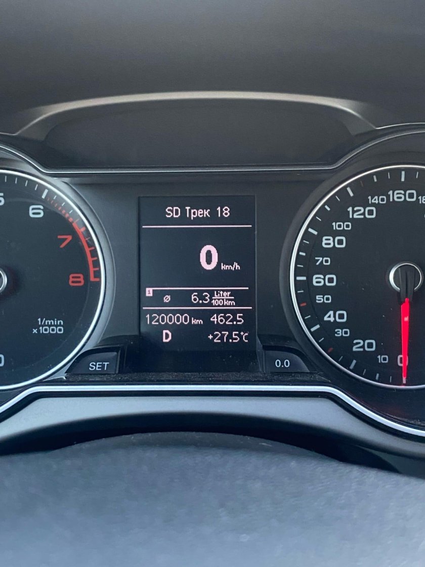 Установка круиз контроля Audi a4 b8