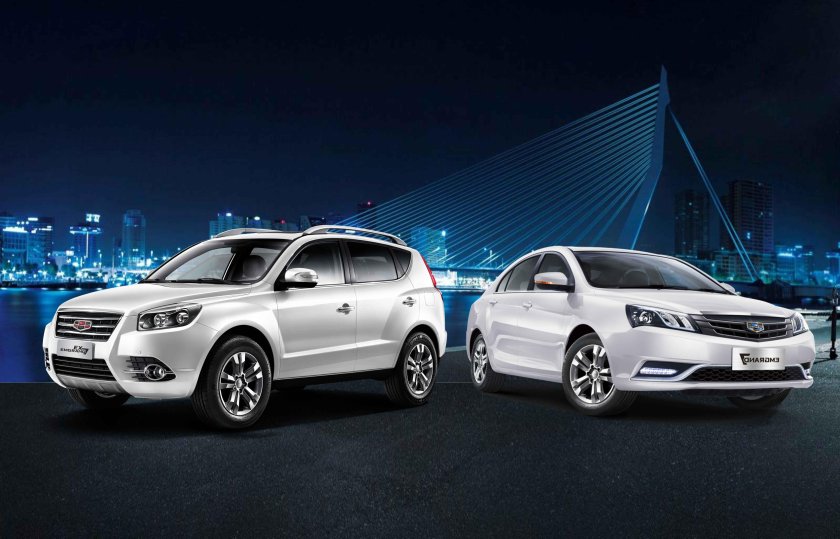 Джили машина Модельный ряд