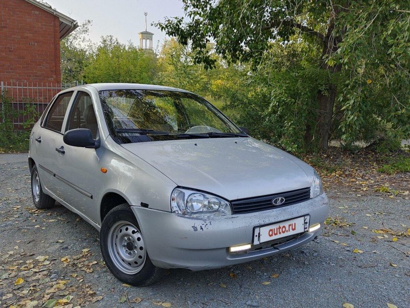 Лада Калина серебристая