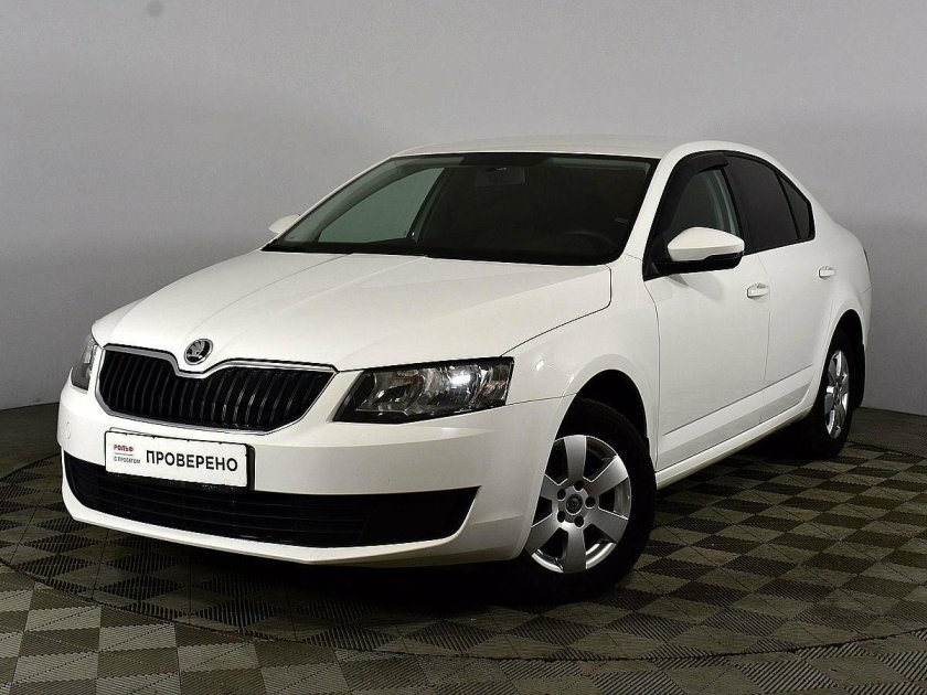Белая Шкода к646ом
