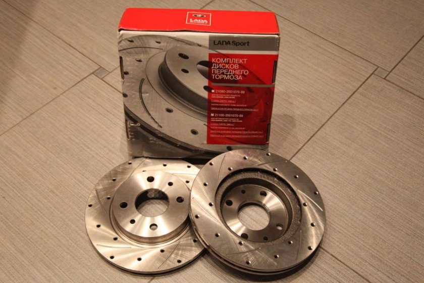 Диски тормозные ВАЗ 2114 Lada Sport
