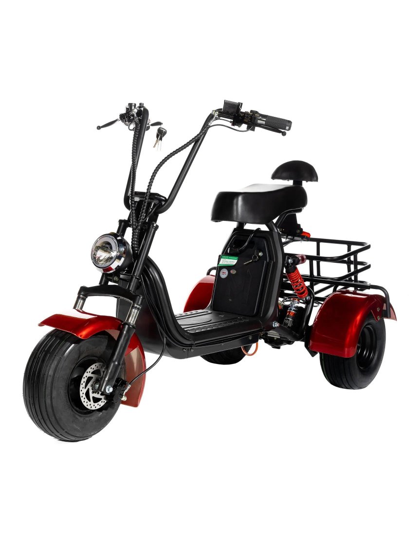 Электроскутер citycoco trike 2000
