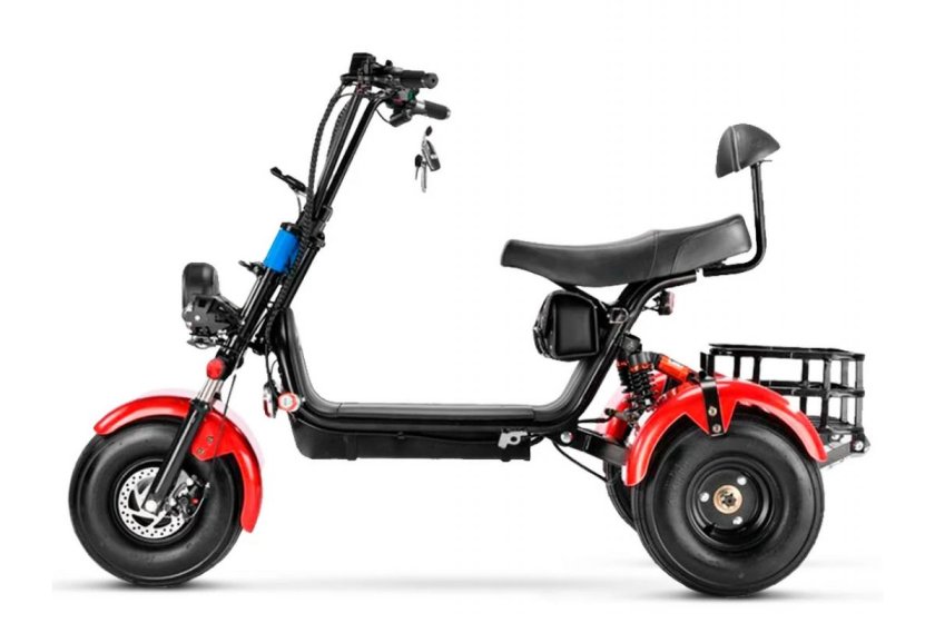 Электроскутер трехколесный