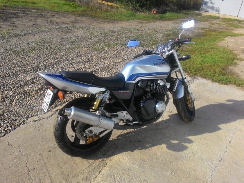 Хонда сб 400 серый