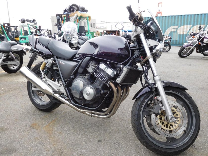 Хонда сб 400 SF мятая вилка