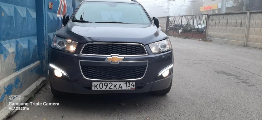 Кенгурятник на каптиву с100