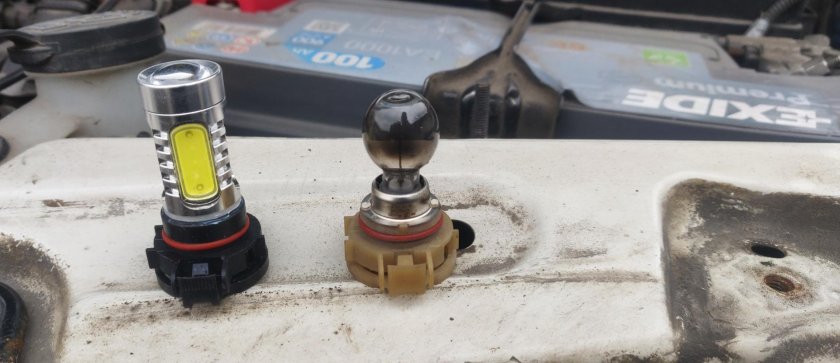 Лампа ПТФ Шевроле Каптива