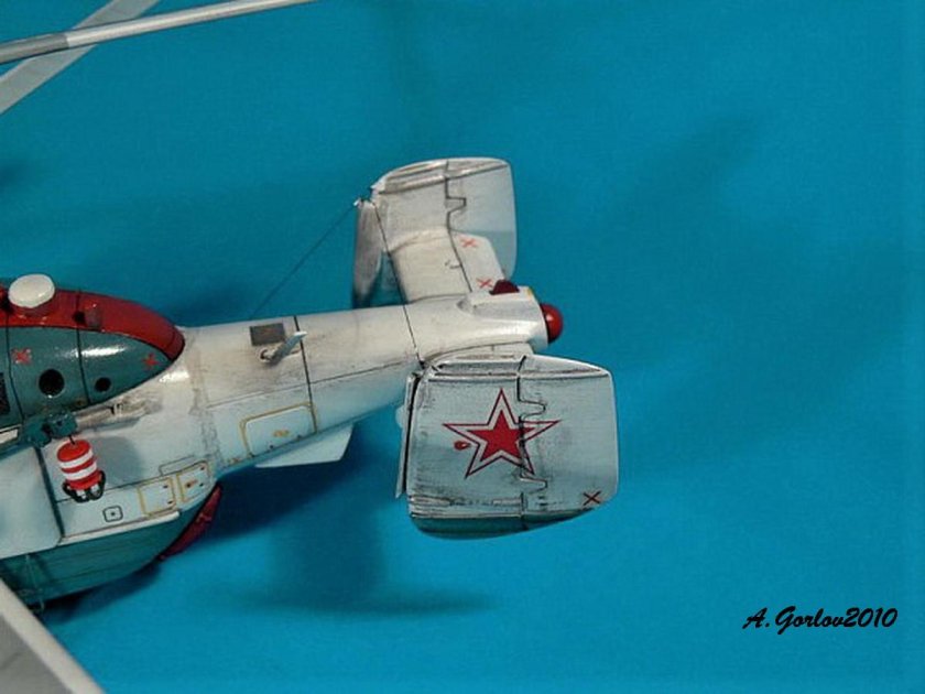 Модель звезда вертолет ка 27 7214