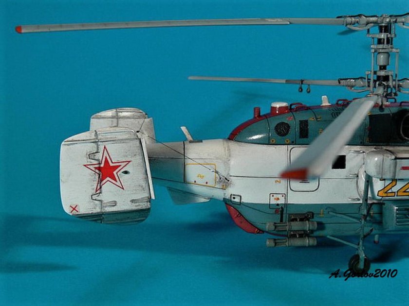 Модель вертолета ка 27