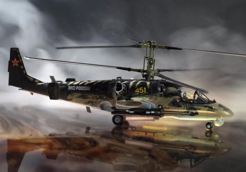 Ка-52 Аллигатор звезда