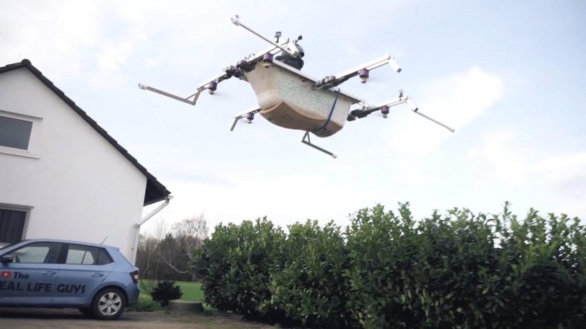 Летающая ванна в Германии