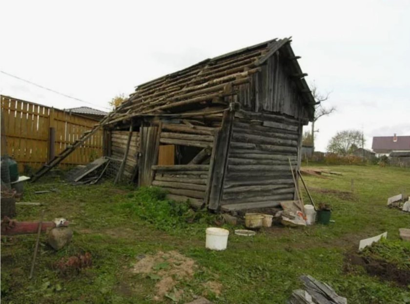 Сарай в деревне