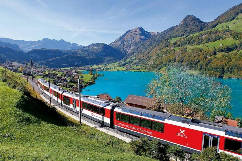 Железная дорога в швейцарии