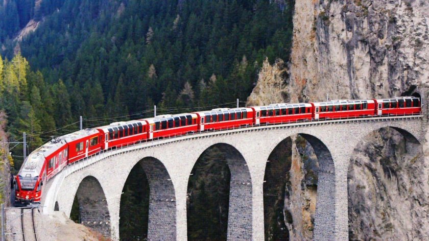 Landwasser viaduct швейцария