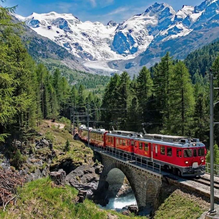 Поезд бернина экспресс