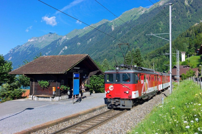 Узкоколейка в Швейцарии