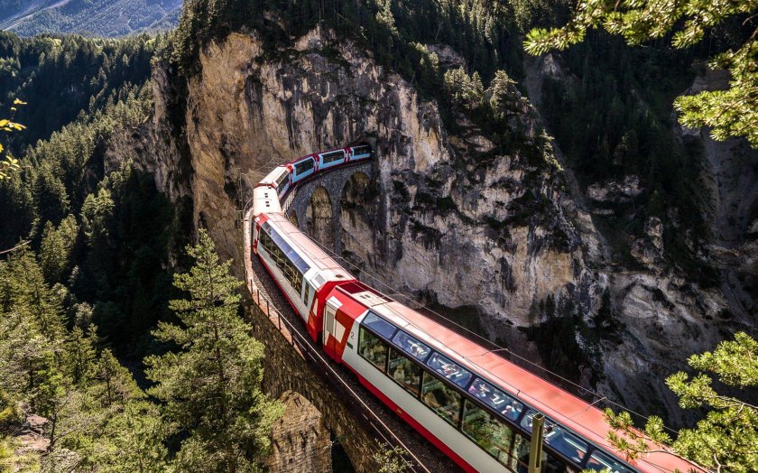 Гласье экспресс Швейцария