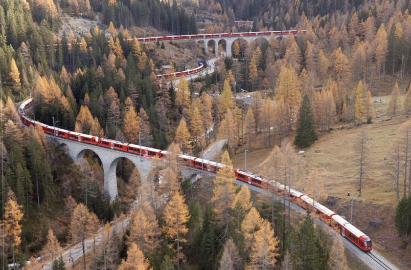 Ретийская железная дорога