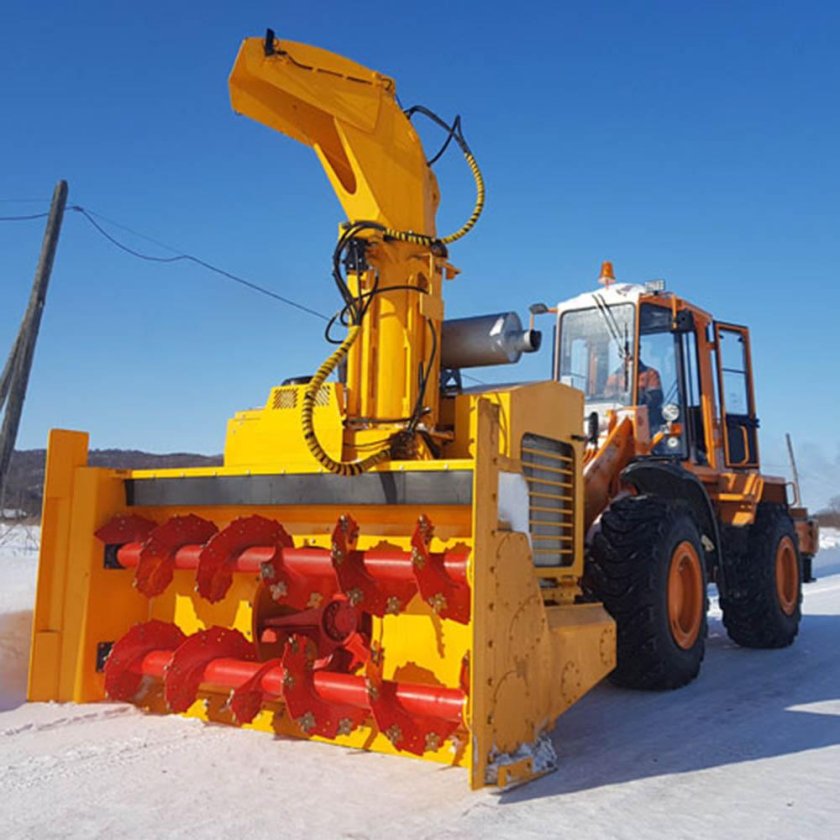 Снегоочиститель фрезерно-роторный ДЭМ-124