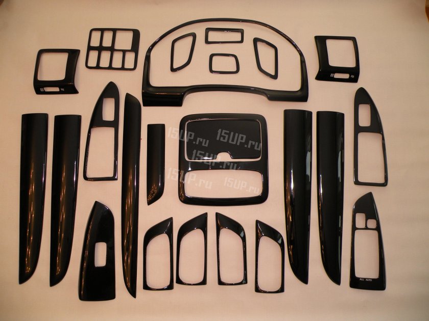 Декоративные накладки салона Тойота ленд Крузер Прадо 120