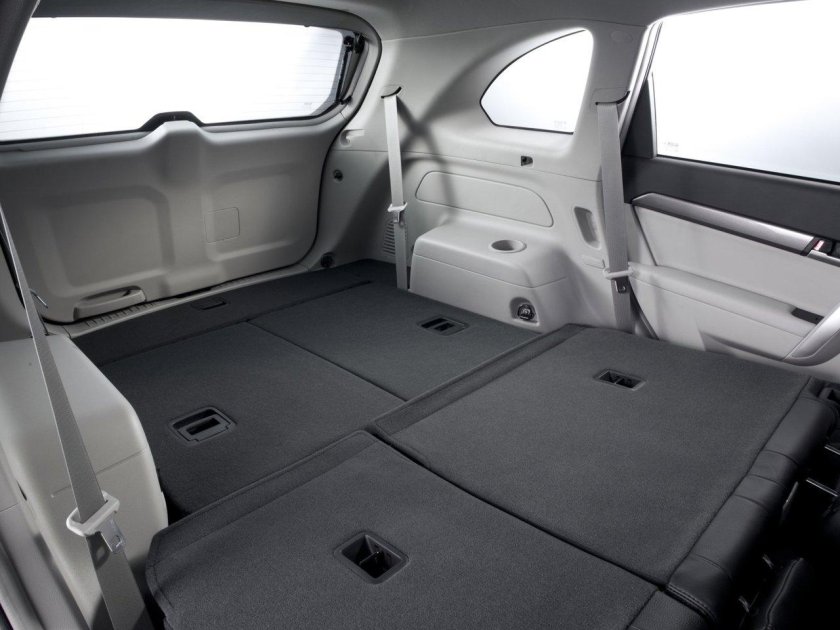 Шевроле Каптива 2012 багажник