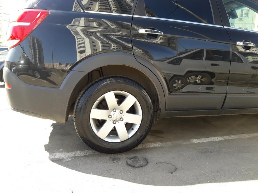 Размеры колес Каптива